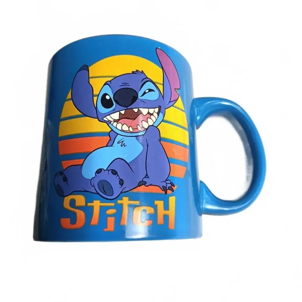 Disney Lilo And Stitch Large Blue 20 oz. Ceramic‎ Coffee Mug Cup